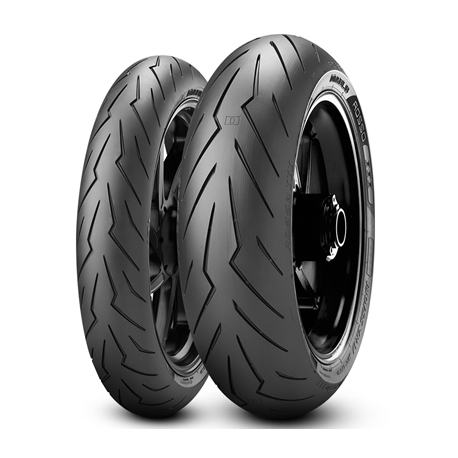 PIRELLI DIABLO ROSSO 3 120/70-17 & 180/55-17 (COMBO)