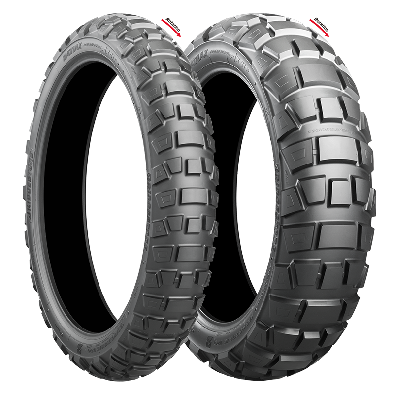 BRIDGESTONE AX41 90/90-21 M/C 54Q TL - Sharwoods Bike Tyre Online
