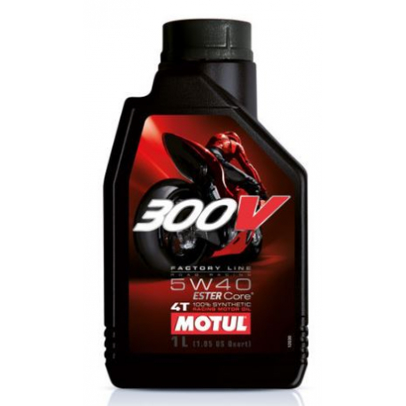 MOTUL 300V FACTORY LINE ROAD RACING 5W40 - 1L