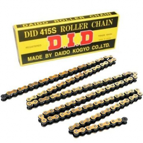 DID 428 Drive Chain - Gold & Black, 124 Links For KTM 85 SX (2004-2017)