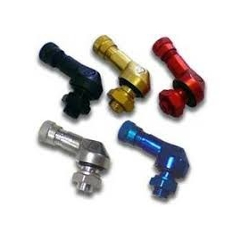 VALVES 90 DEGREE ANODISED BLACK